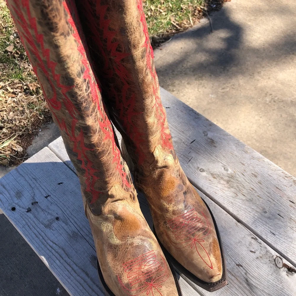 Old Gringo Mayra Camo Boots 9 Cowboy Western NEW - Picture 3 of 16
